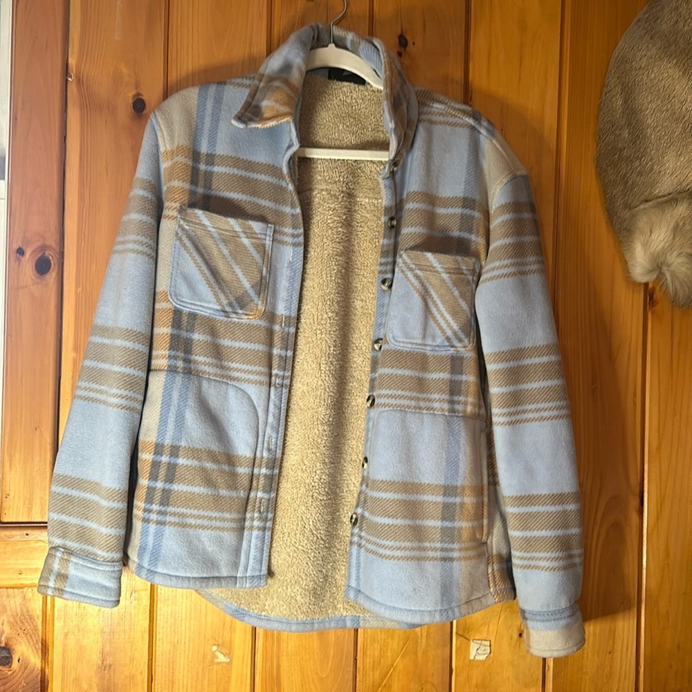 cute blue and brown flannel
